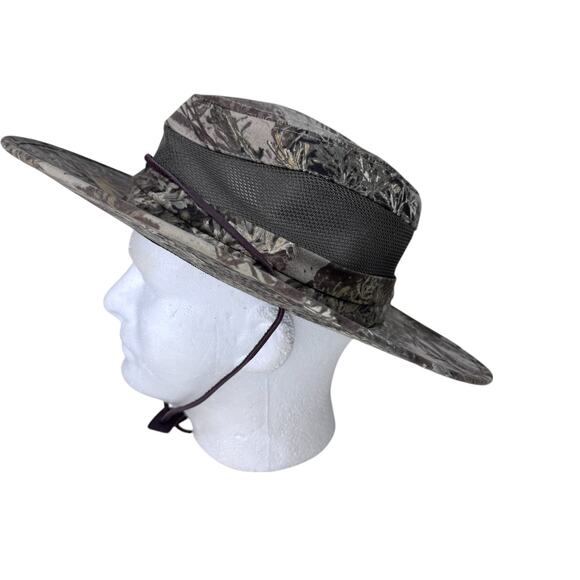Realtree Signatures Unisex Helios Sun Hat L/XL Brown Adjustable Leather Cord - Picture 3 of 11